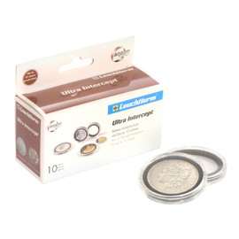 Leuchtturm1917 ULTRA coin capsules Intercept 28 mm, pack of 10