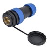 Waterproof Connector Back Nut IP68 Aviation Power Socket 5A for