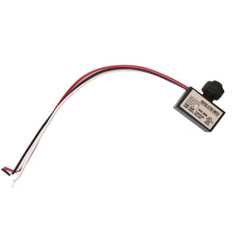 LoveDeal Photoelectric Switch, AC 120V Outdoor Hard-Wired Post Eye Light