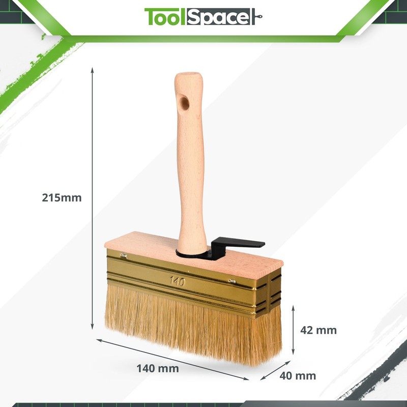 ToolSpace Quast 140 mm Professional Surface Brush, Ceiling Brush, Paste