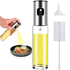 Wayeept Olive Oil Sprayer for Cooking Oil Spritzer Mister for Air Fryer Canola Vinegar Vegetable Oil Portable Mini Bottle Kitchen Gadgets for BBQ/Pan/Salads/Baking (1 Pack)