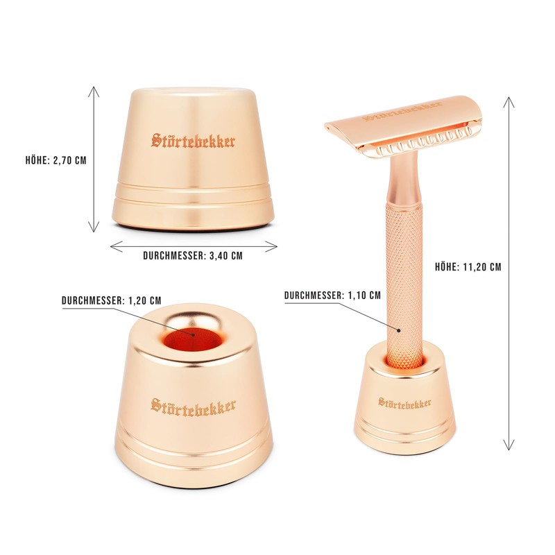 Störtebekker® Premium Safety Razor 'Oslo' in Set with Störtebekker Premium