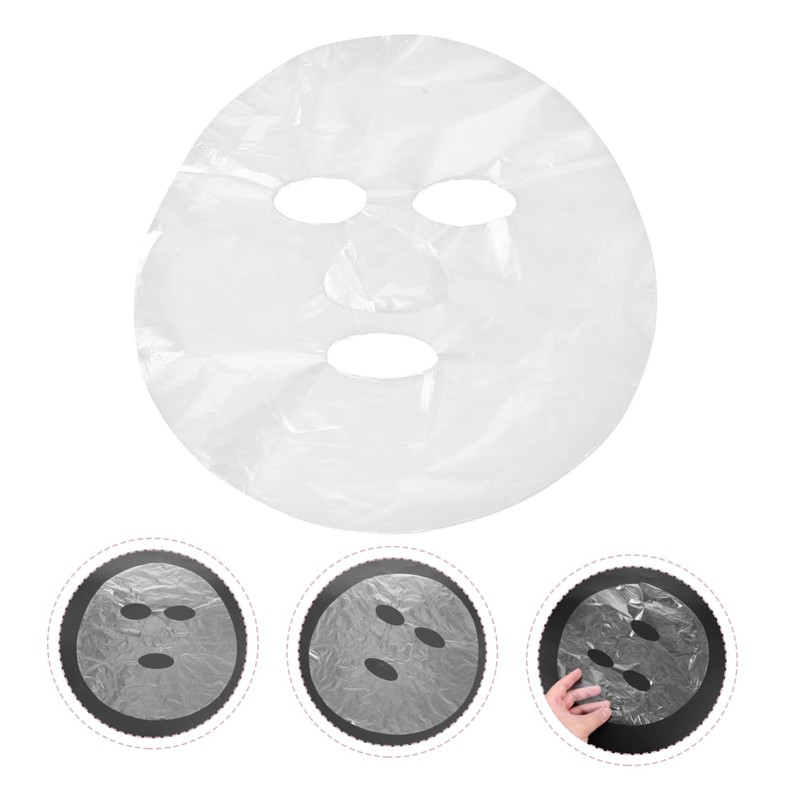 POPETPOP 200pcs Disposable Facial Masks Mini Wipes Face Film Hydrotherapy