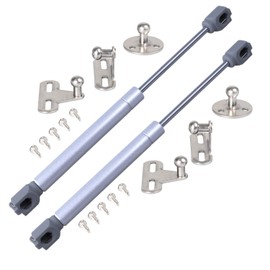 STAHLIA® 1 Pair Gas Lift Flap Fitting Gas Pressure Damper 50 N - 200 N Door Cabinet Kitchen Chest Barrel