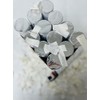 Party Xclusive Pack of 6 Large 12"-inch Confetti Cannon White