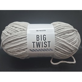 Big Twist POSH Yarn 100% Polyester Earl Grey Color Bulky Weight#5 7.05oz/223yds