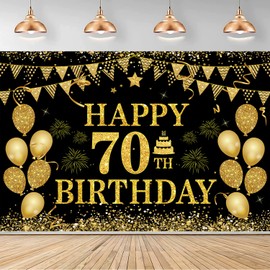 70th Birthday Party Decorations Banner