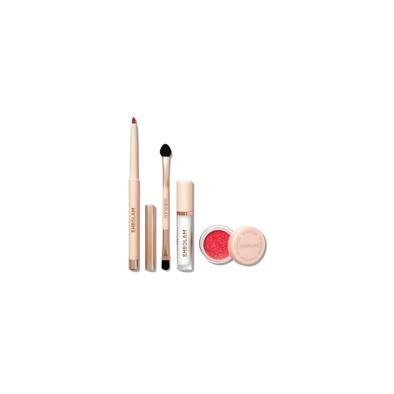 SHEGLAM Kit de purpurina Lip Dazzler (Red carpet, 3 g)