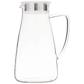 FORLIFE Flask Glass Iced Jug Tea Pitcher, 64 oz