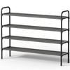 Kitsure Extra-Long Shoe Rack for Closet, Shoe Organizer for Front