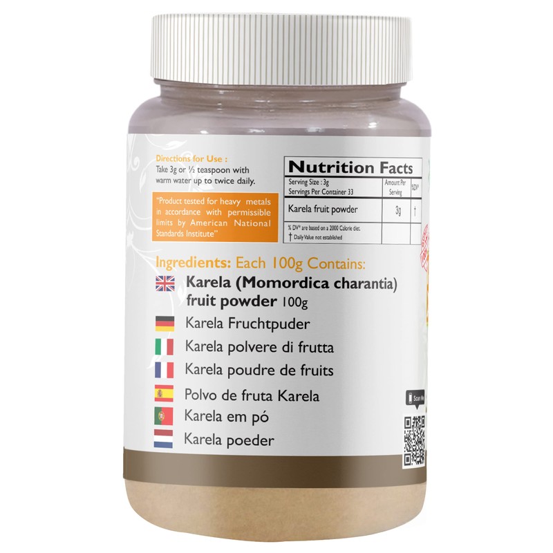 ARYAN HERBALS Karela (Bitter Gourd) Powder 100gm