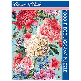 The Gifted Stationery Jigsaw Puzzle for Kids and Adults 1000 Piece, Flowers & Birds