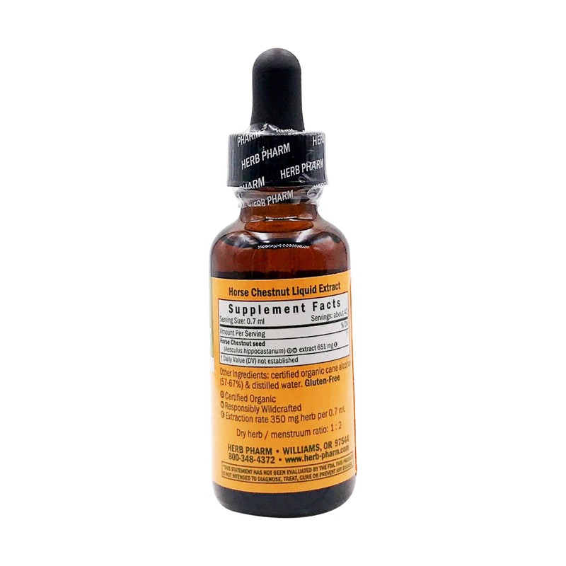 Herb Pharm Liquid Extract for Healthy Veins and Circulation, Horse