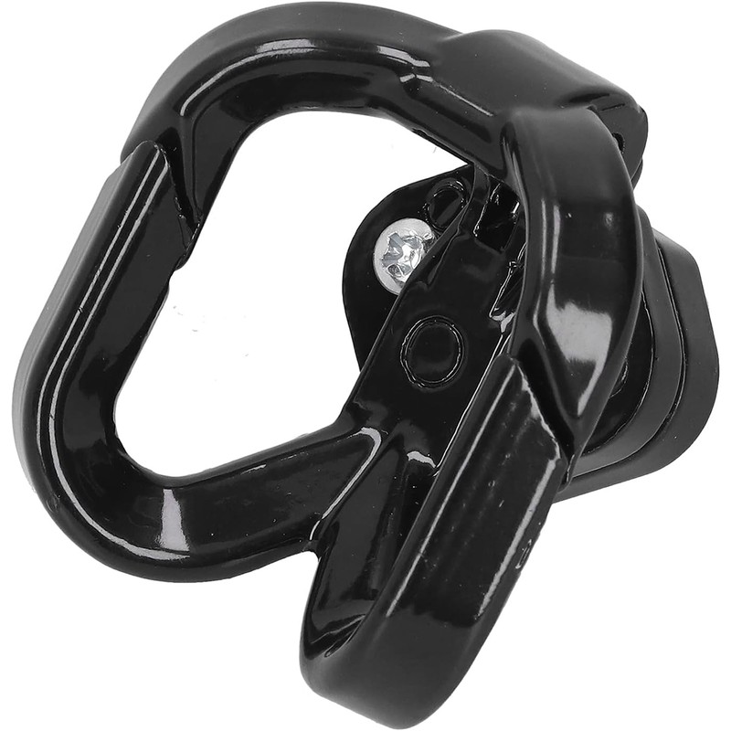 Gancho doble moto aluminio aleación 6.5x6.1cm negro
