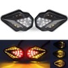 2 Pieces Sequential Motorcycle Flush Mount LED Turn Signals Blinker