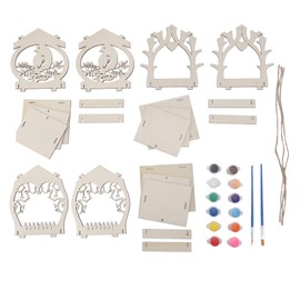 Bird Feeder for Outdoor DIY Wooden Art Painting Hanging Bird Feeder House Kids Crafts Kit for Boys Girls Christmas Gifts