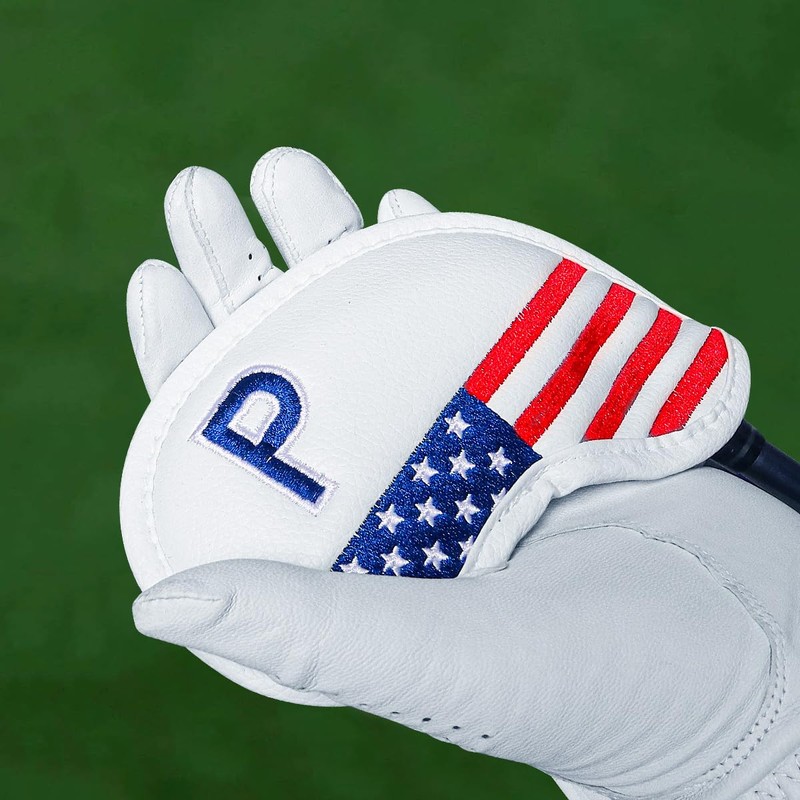 Golf Iron Cover Magnetic Closure Golf Head Cover Wedge Cover