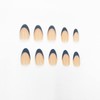 Pack of 24 Glue-On Fingernails, Extra Long False Nails for