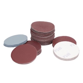 Disco de Lija de óxido de Aluminio de 100 Uds., Discos de Papel de Lija Redondos para Limpiar 3in 80-3000, Accesorios de Lijado de Grano o Taladro, Herramientas Rotativas de Amoladora