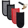 4 Pieces Hot Handle Holders Pan Handle Sleeves Heat Resistant
