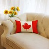 Ogiselestyle Canada Maple Flag Throw Pillow Cover, 12 x 20