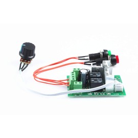 LIVISN DC 6V 12V 24V 5-30V 10A 300W PWM DC Motor Speed Regulator Speed Controller Positive And Reverse Switch Electric Push Rod Motor Controller Lock-Free Key Control Relay Switch Support PLC 0-5V