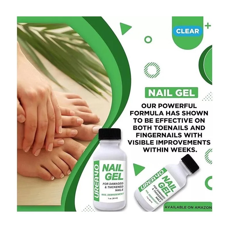 Scientific Solutions UREA 40% Nail Debridement Gel For Damaged Thickened