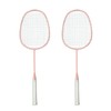 Sports Straight Beat Badminton Racket with Anti Skid Handle Glassy