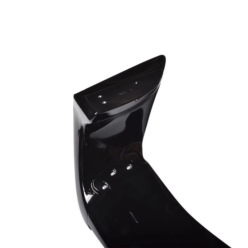 munirater Rear Trunk Spoiler Wing Lip Black ABS Plastic For