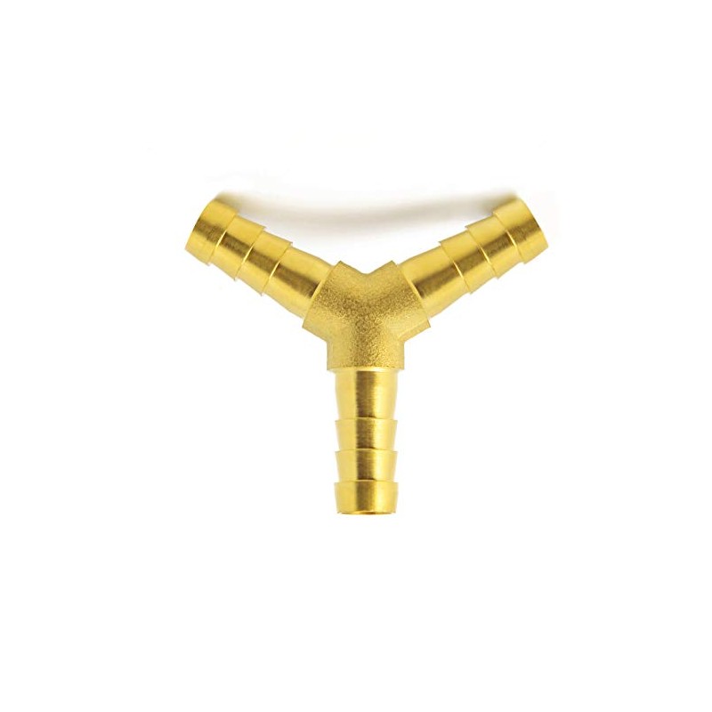 Metaland Brass 5/8" Hose Barb 3 Way Wye Y Shape