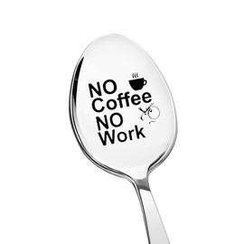 Coffee Lover Spoon Gift for Employee Friend Friendship Gifts for Women Daughter Birthday Gifts for Honey Tea Lovers Spoon Gift for Sister Brother Work Gifts for Coworker Leaving Away Gifts