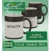 Custom Printed 11oz Ceramic Magic Color Changing Mug CP06, Matte