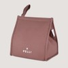 Pelli Big Break Canvas Insulated Lunch Bag, Charcoal Grey