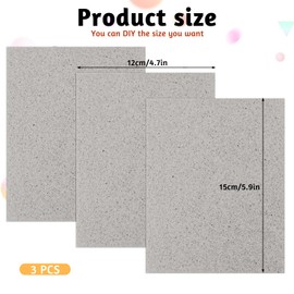 150X120mm 3 PCS Waveguide Cover Mica Plates Sheets, Universal Mica Sheet for Microwave Oven, Free Cutting According to The Required Size for Universal Microwave Oven Repairing Part