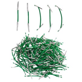 400 Pcs Treasury Tags 45mm Treasury Tags Metal-Ended Stationary Treasury-Tag,Cord Paper Tie Portable String Binders