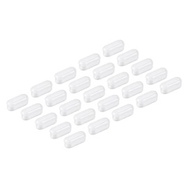 YOKIVE 10 Pcs Ball Chain Connectors, Crimp Clip with Clamshell Style Curtain Roller Blind Bead Decoration, Great for Home, Handmade, DIY (White, 0.18-Inch)