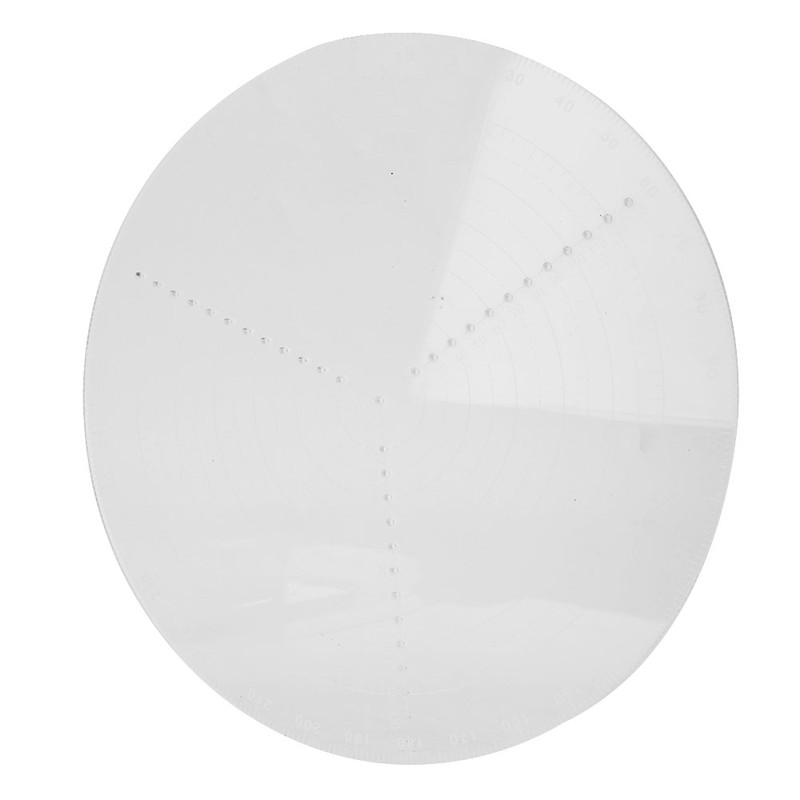 Transparent Acrylic Center Finder Woodworking Compass for Circle Center Finding