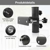 GFUEIGJ Parasol Holder Balcony Railing Clampable Umbrella Holder Balcony Railing
