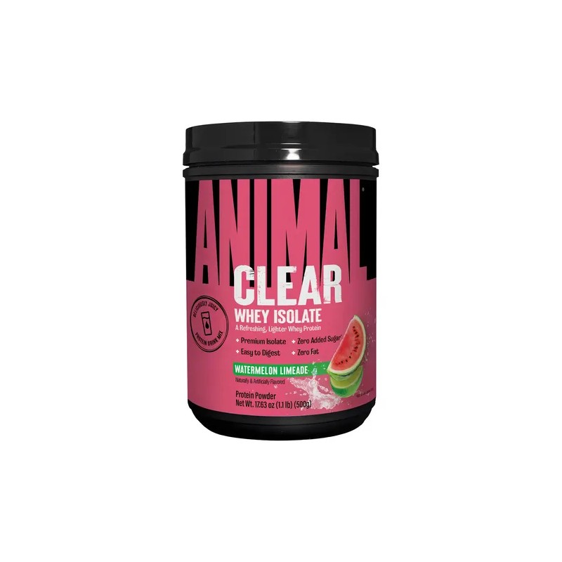 Animal Clear Whey Isolate 500g Sabor Watermelon Limeade