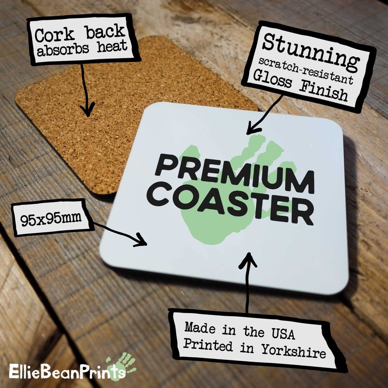 Home Is Where You Park It Coaster – Cork-Backed Premium