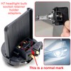 Paifeancodill 2Pcs H7 Headlight Bulb Socket Replacement 5K0941109 A9068260282 Compatible
