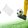 NUOBESTY Blank Flags, 48pcs Hand Waving Flags Small DIY Sublimation