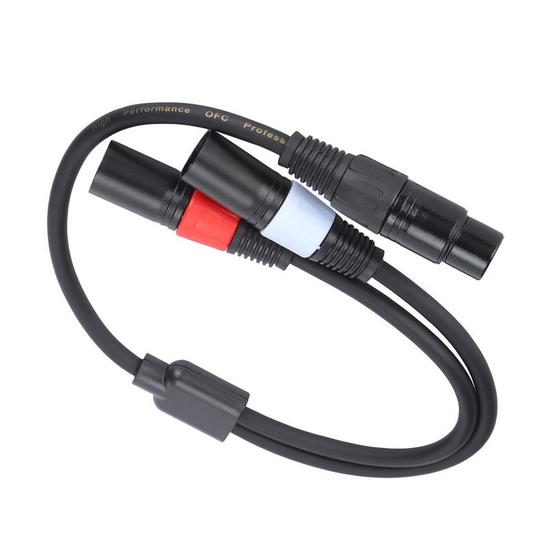 JORINDO 5‑Pin XLR Female to Double 3‑Pin XLR Male Cable