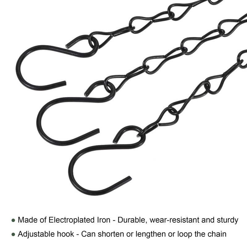 YOKIVE Load-bearing Chain, Hanging Chain, Hanging Chain Hook, 3 Piece