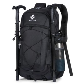 Hiking Backpack,40L Lightweight Waterproof Camping Daypack for Men and Women, Travel Bag for Outdoor Sport Trekking (Black)