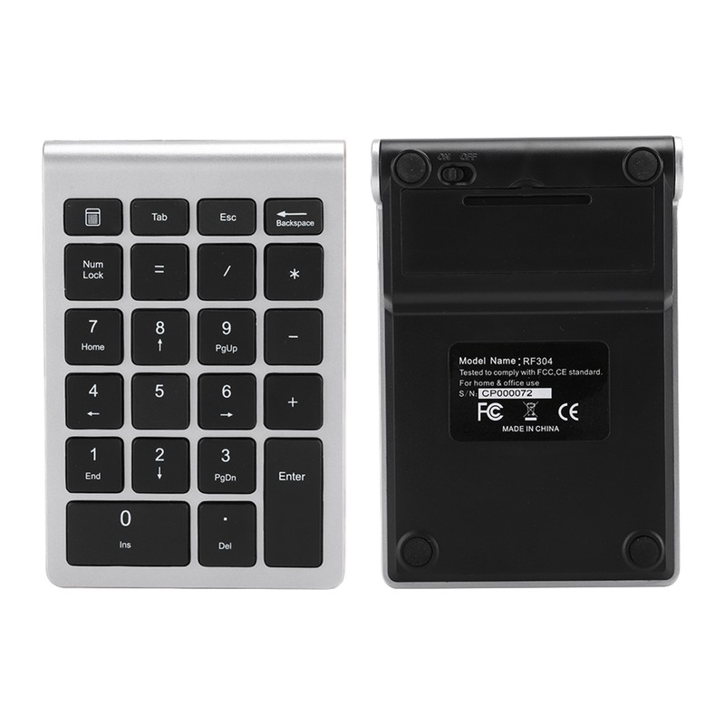 RF304 22 Keys Numeric Keypad USB 2.4G Wireless Mini Keyboard