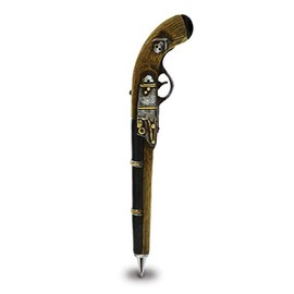 Planet Pens Pirate Pistol Novelty Pen - Fun & Unique Teens & Adults Office Supplies Ballpoint Pen, Colorful Firearm Writing Pen Instrument For Cool Stationery School & Office Desk Decor Accessories