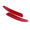Rear Bumper Reflector Set High Quality Waterproof Red Lens for
