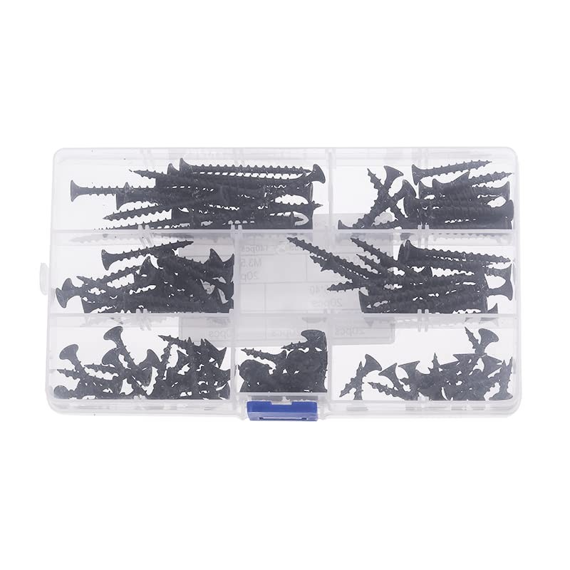 waves 140 pcs Countersunk Head Wood Screws M3.5 0.6 -