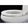 LUXE Bidet 4 Piece Universal Non-Slip Toilet Seat Bumpers with